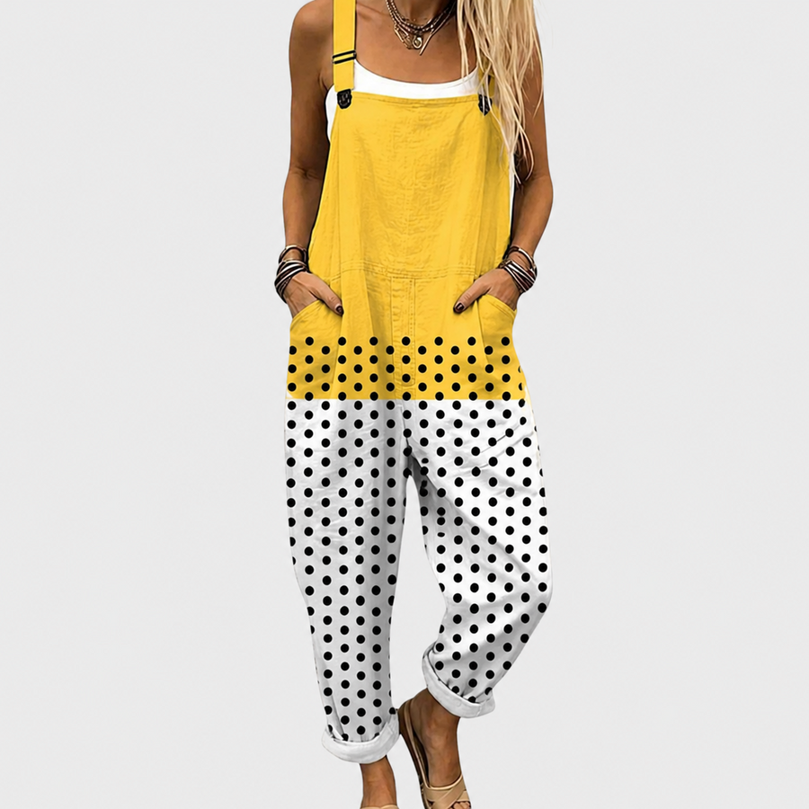 AVA | COMFORTABLE PRINTED JUMPSUIT
