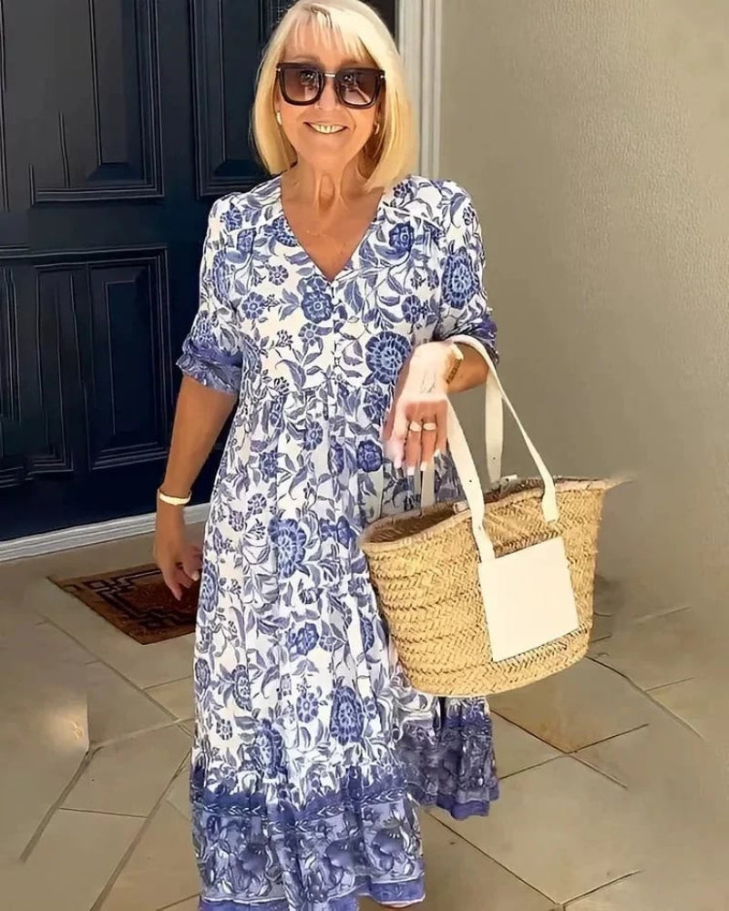 ZITA | ELEGANT AND AIRY FLORAL DRESS