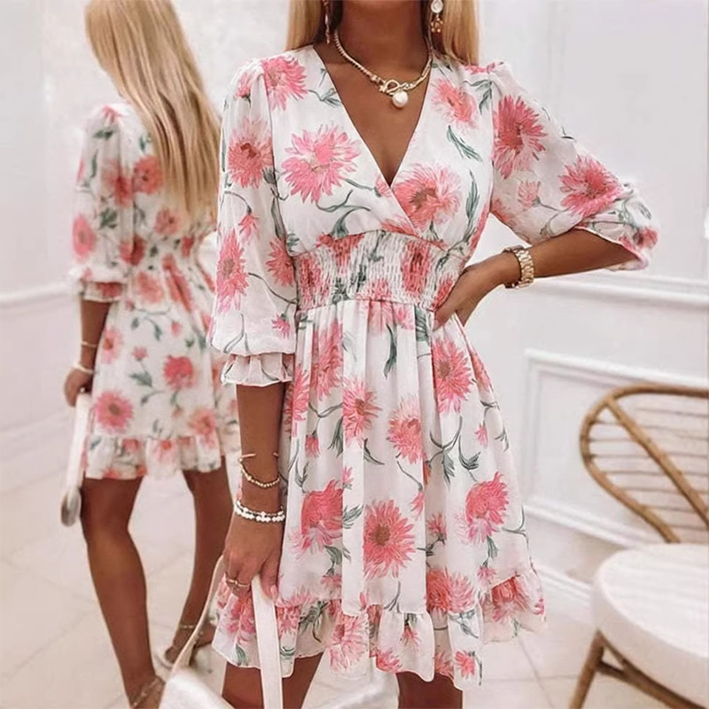 MARINDA | ELEGANT FLORAL DRESS