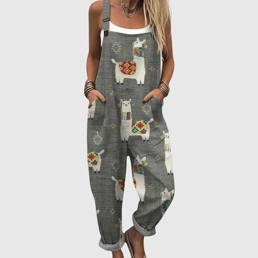 HOLLIE | COMFORTABLE PRINTED JUMPSUIT