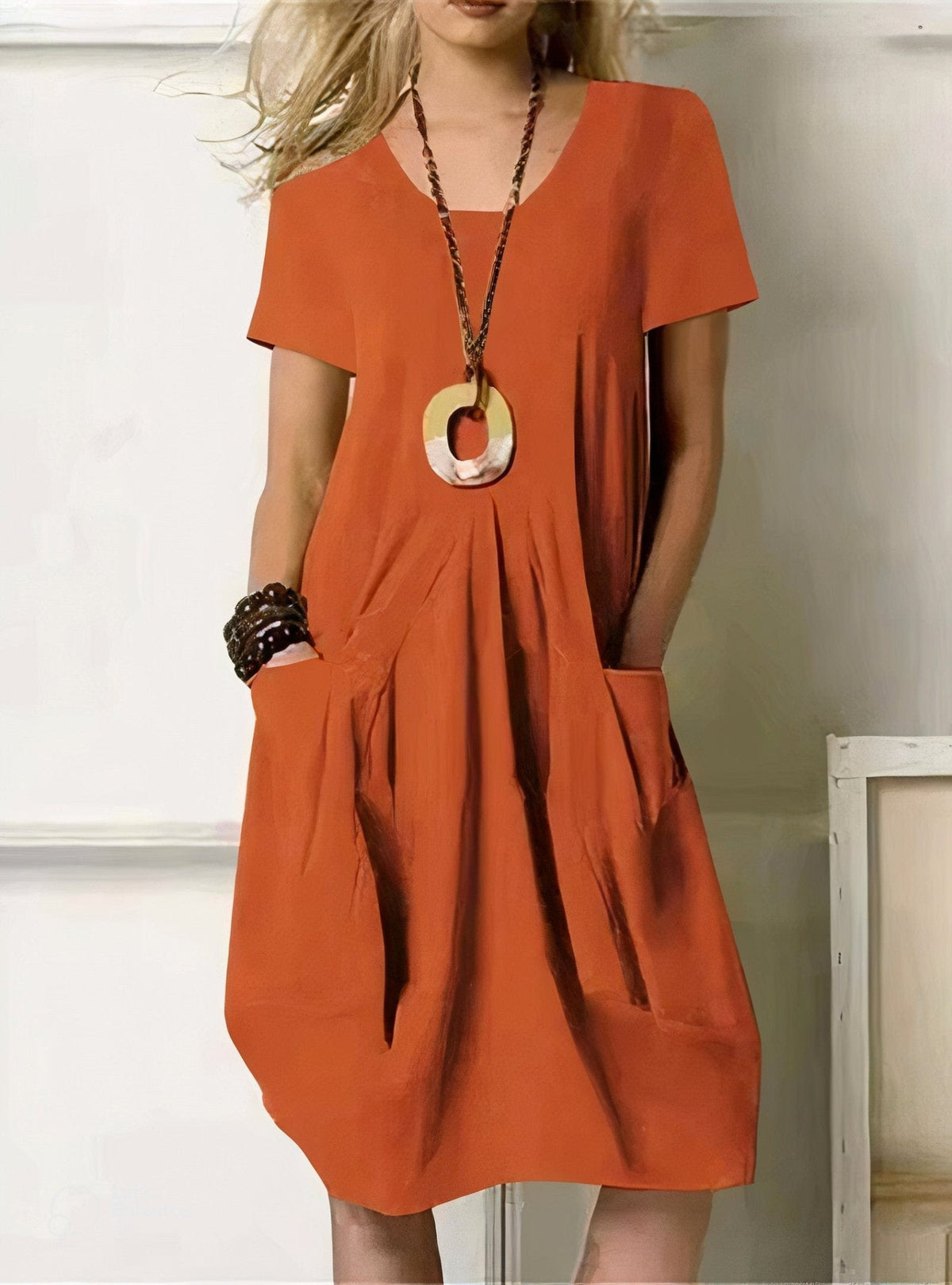 XANDRA | ELEGANT FLOWY DRESS