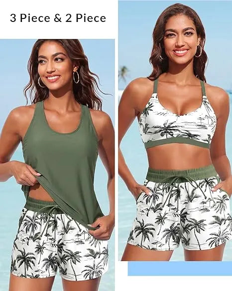 MARSHA | ELEGANT & PRACTICAL 3-PIECE TANKINI