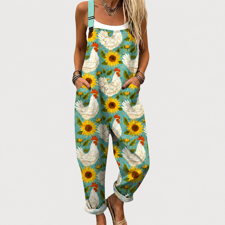 MAYA | COMFORTABLE PRINTED JUMPSUIT