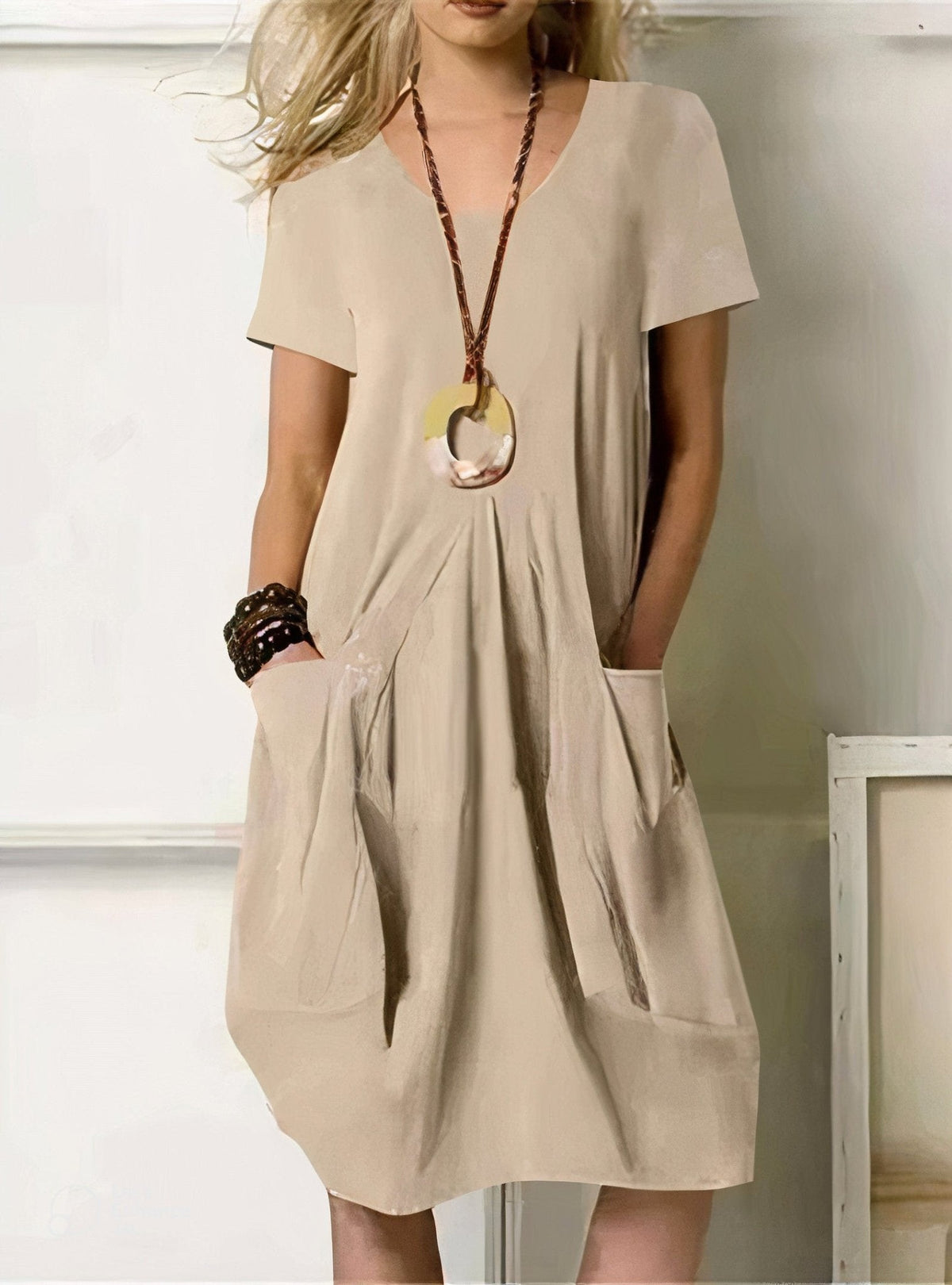 XANDRA | ELEGANT FLOWY DRESS