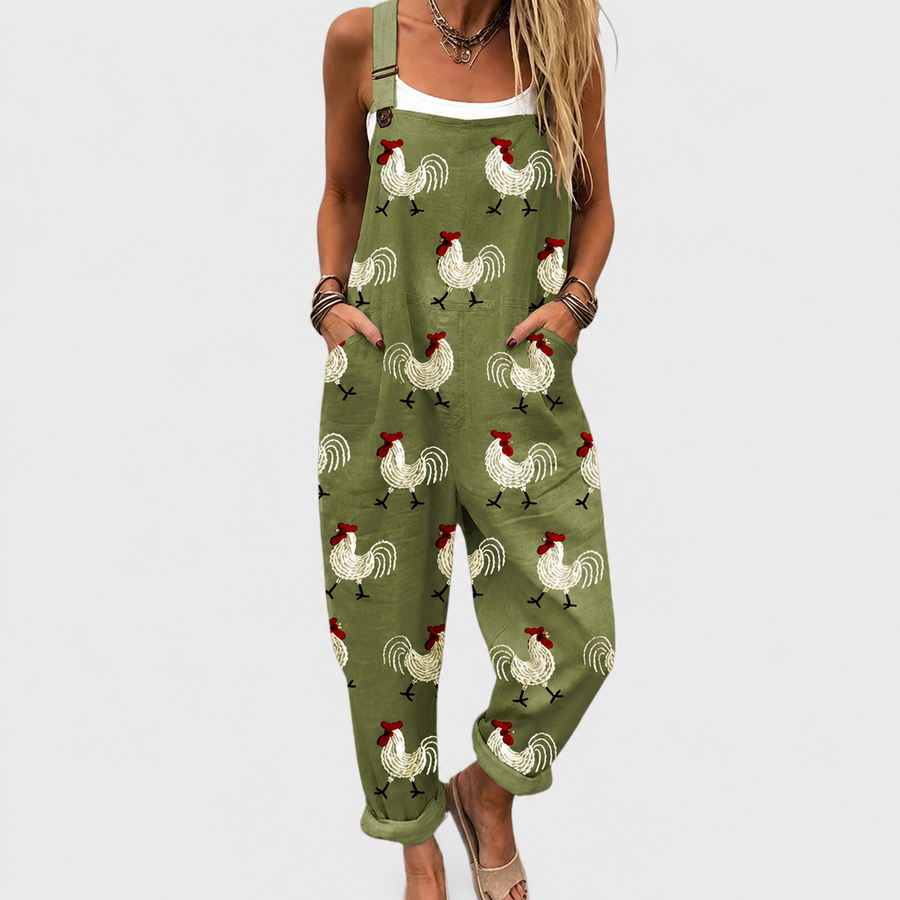 AVA | COMFORTABLE PRINTED JUMPSUIT