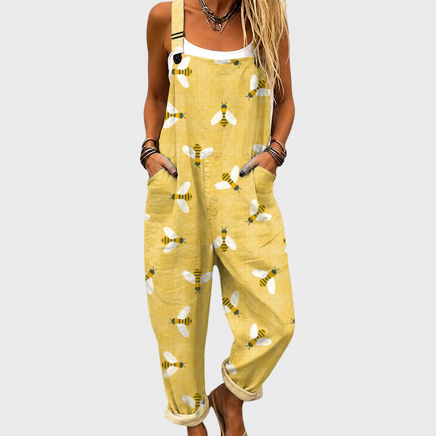 CHARLOTTE | COMFORTABLE PRINTED OVERALLS