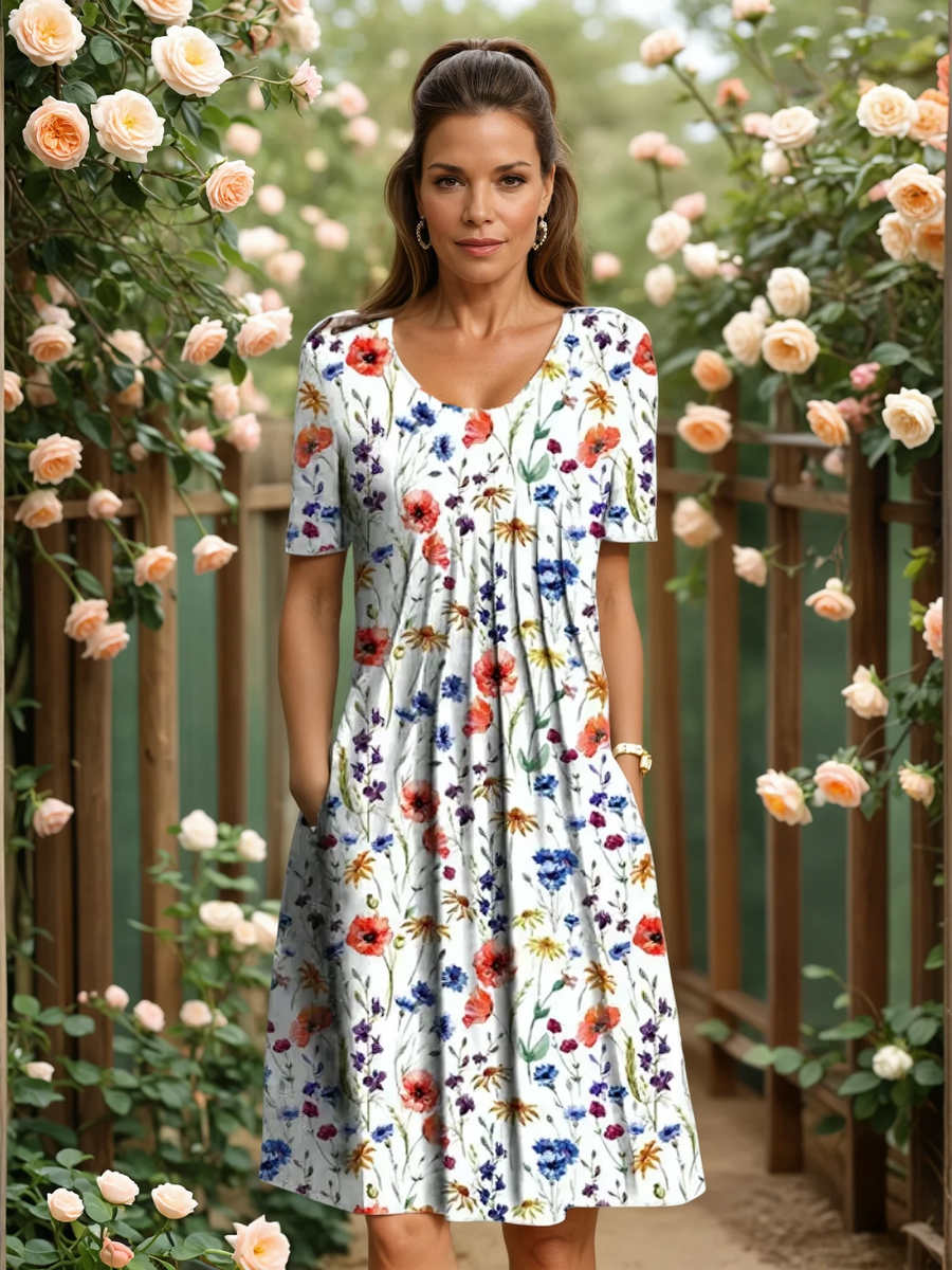 MACY | ELEGANT DRESS WITH TUMMY COVERAGE