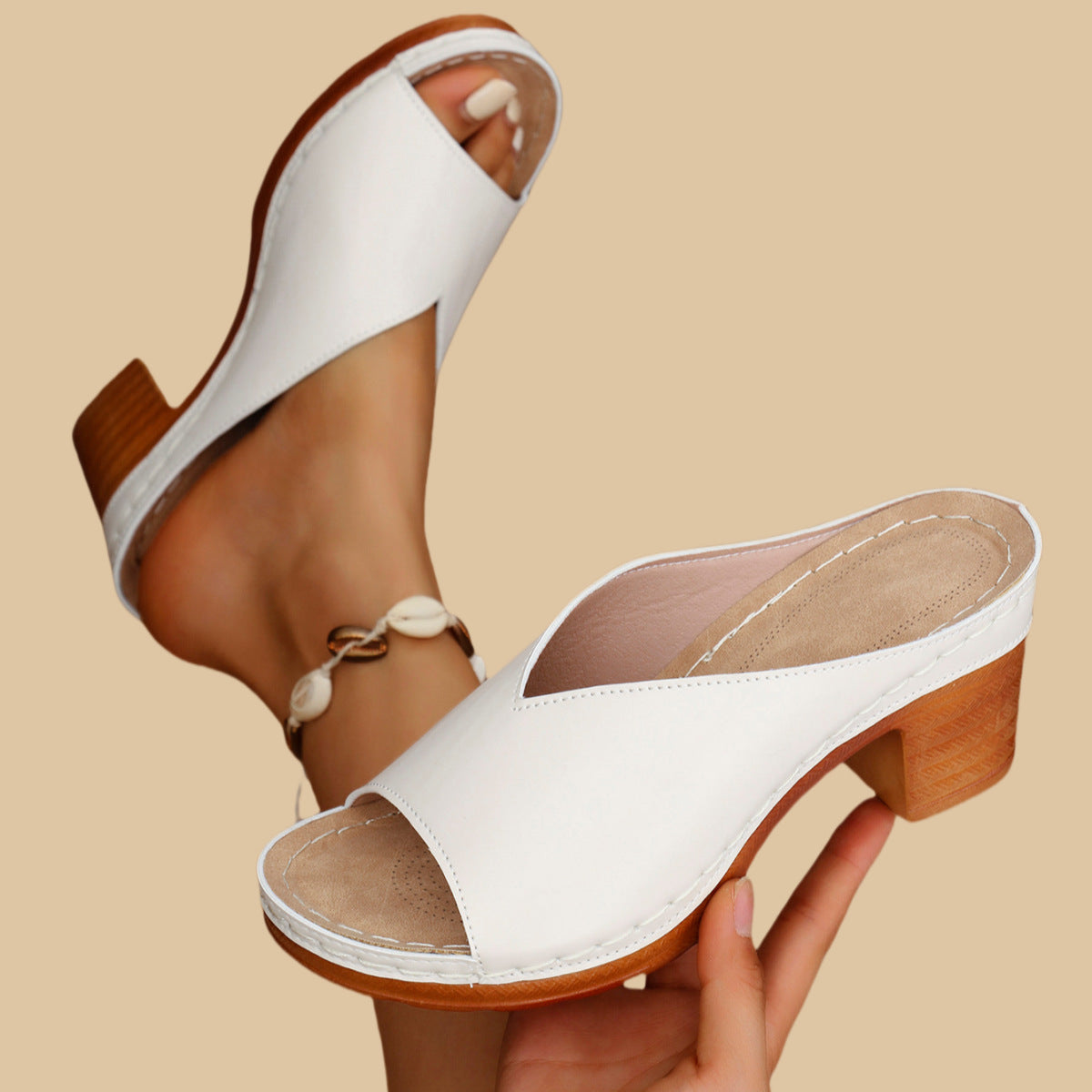 CANDACE | ORTHOPAEDIC OPEN-TOE MULES