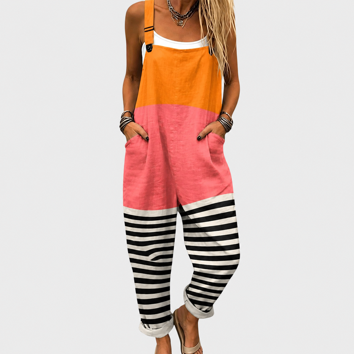 SOPHIA | COMFORTABLE PRINTED JUMPSUIT