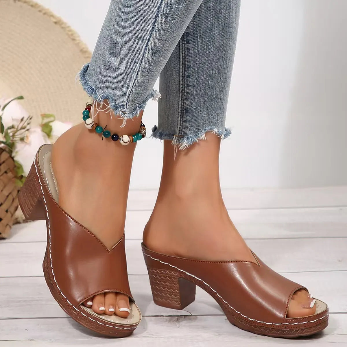 CANDACE | ORTHOPAEDIC OPEN-TOE MULES