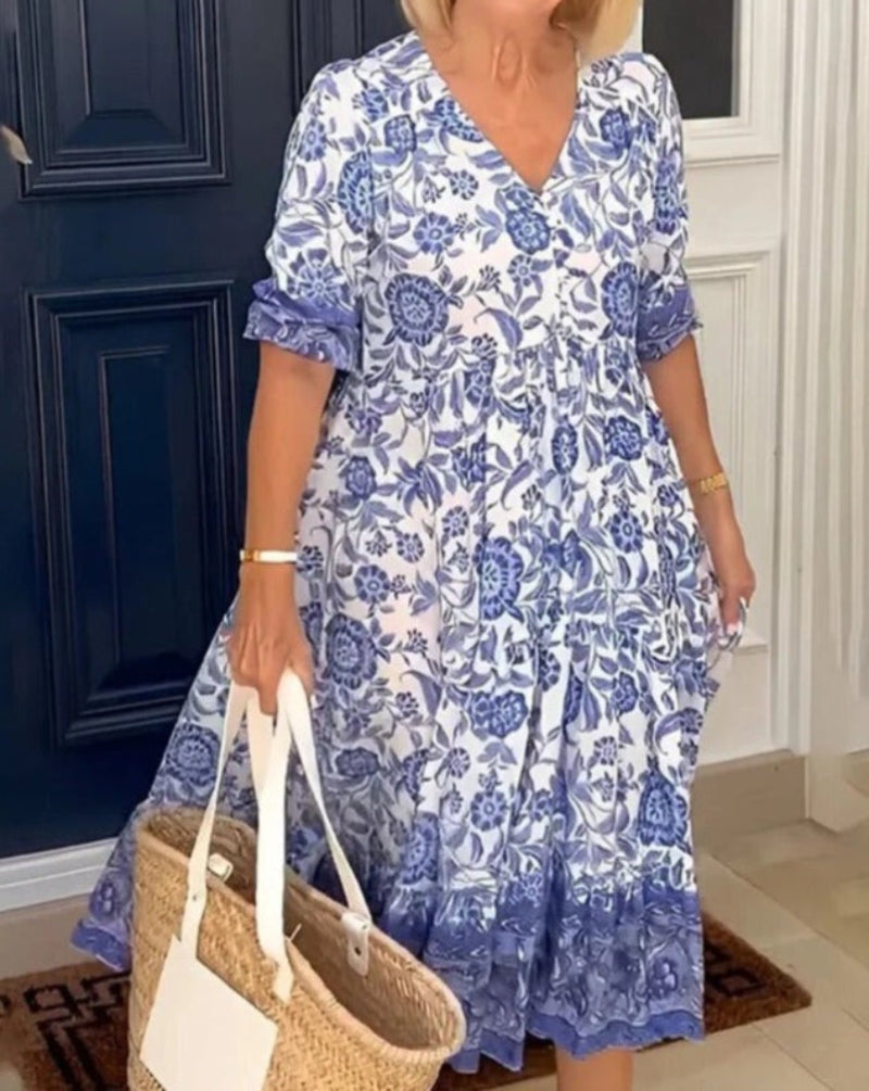 ZITA | ELEGANT AND AIRY FLORAL DRESS