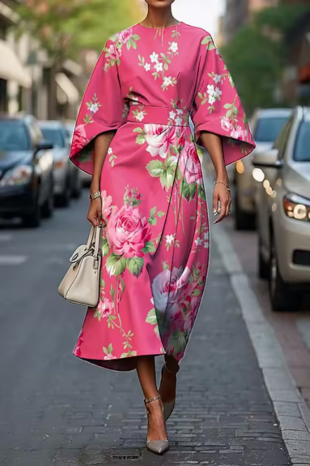 KENDALL | ELEGANT FLORAL DRESS
