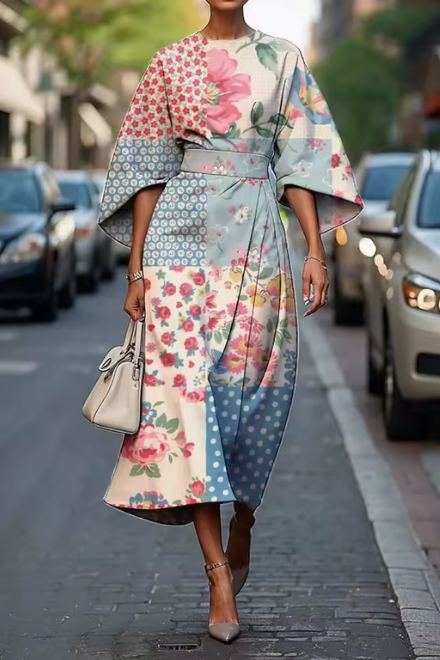 KENDALL | ELEGANT FLORAL DRESS