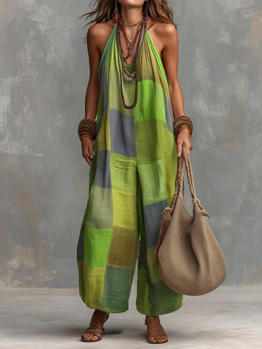 LENA | BOHEME PATCHWORK STYLE JUMPSUIT