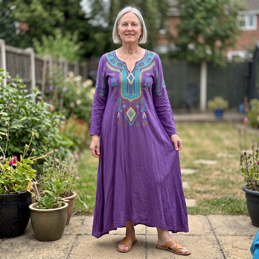 MARGERY | ELEGANT & FLATTERING DRESS WITH PRINT
