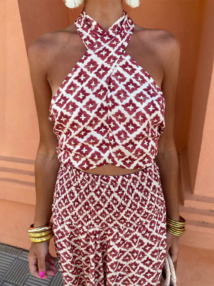 SELENA | ELEGANT DRESS WITH PRINT
