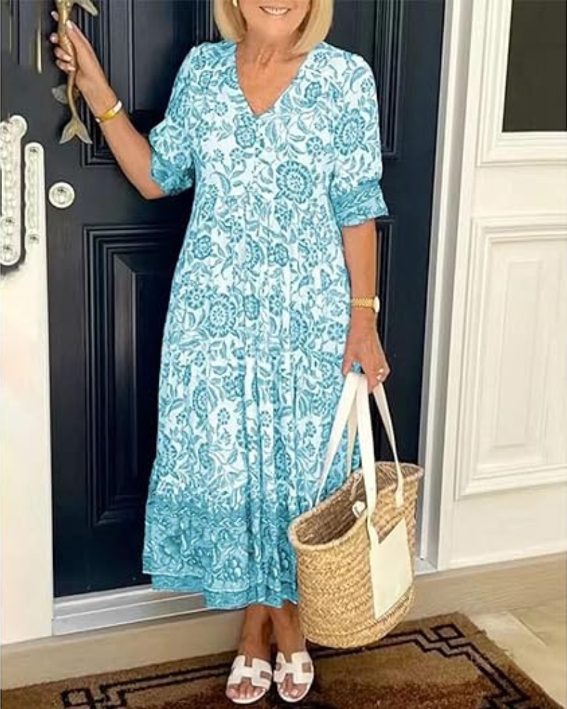 ZITA | ELEGANT AND AIRY FLORAL DRESS