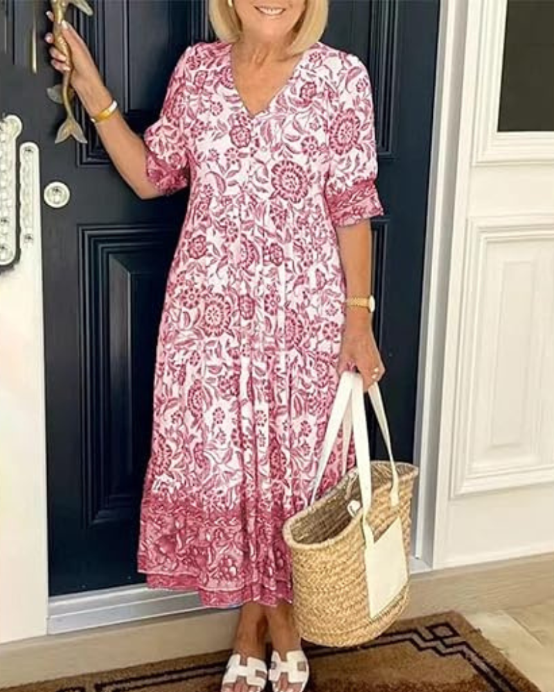 ZITA | ELEGANT AND AIRY FLORAL DRESS