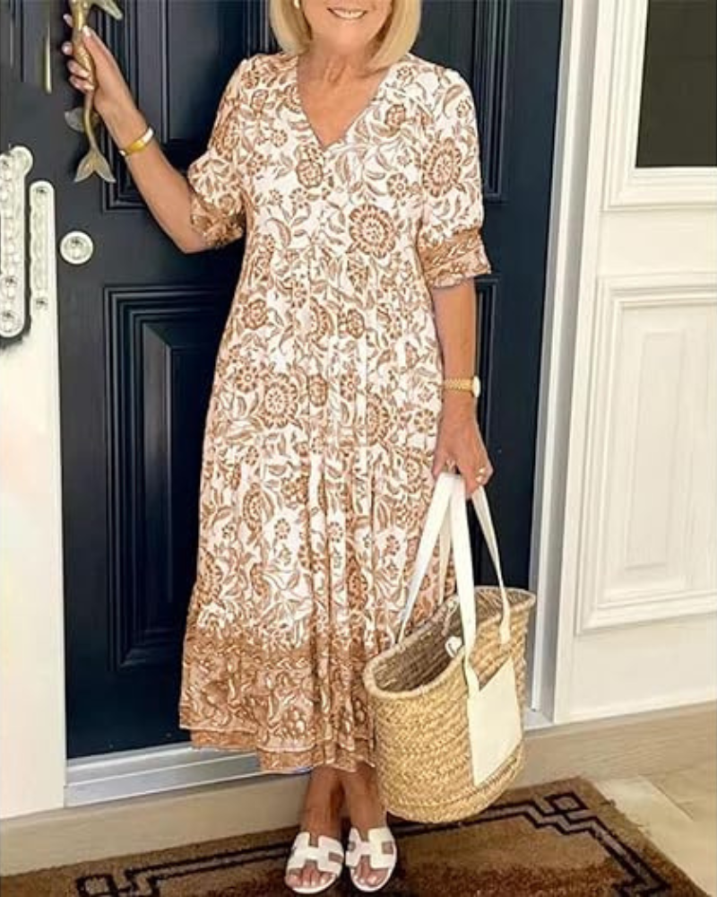 ZITA | ELEGANT AND AIRY FLORAL DRESS