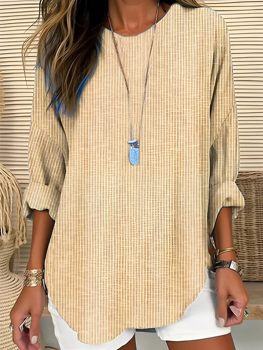 BRITNEY | CASUAL STRIPED BLOUSE