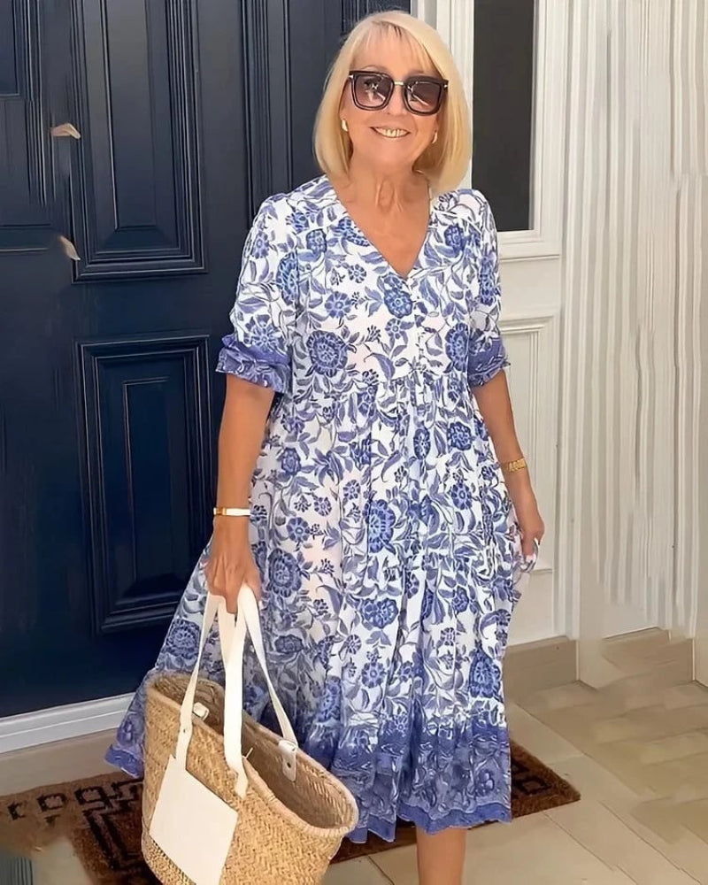 ZITA | ELEGANT AND AIRY FLORAL DRESS