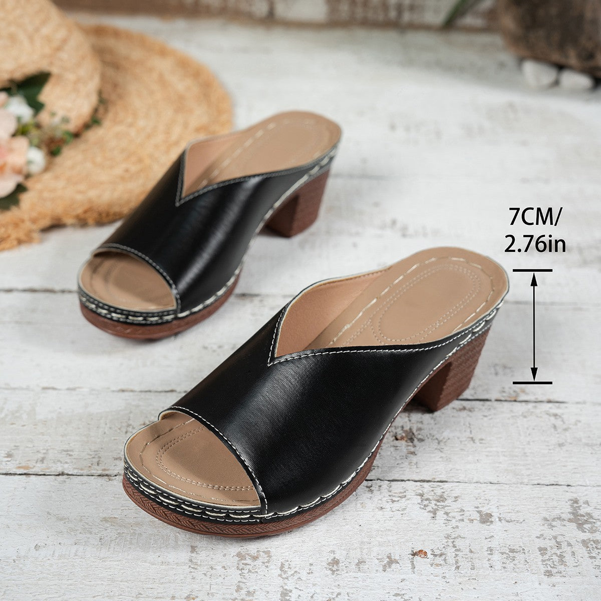 CANDACE | ORTHOPAEDIC OPEN-TOE MULES