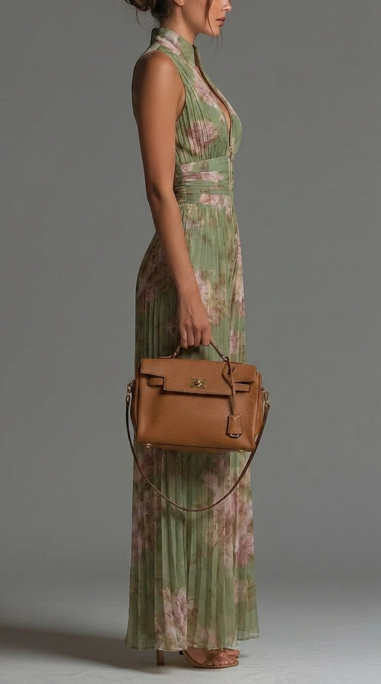 SOFIA | PLEATED CHIFFON STYLE JUMPSUIT