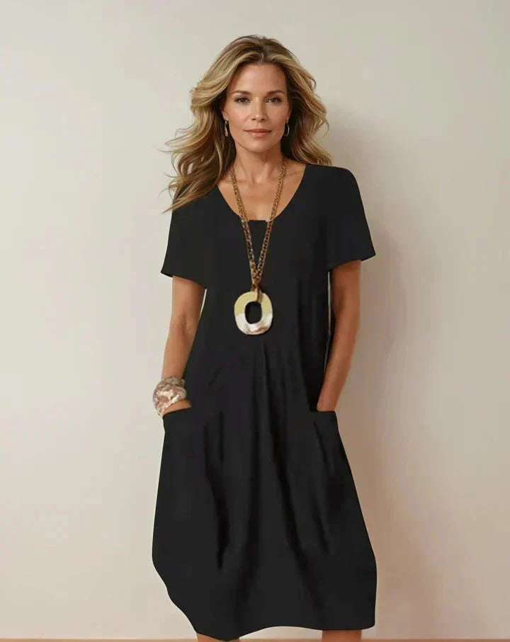XANDRA | ELEGANT FLOWY DRESS
