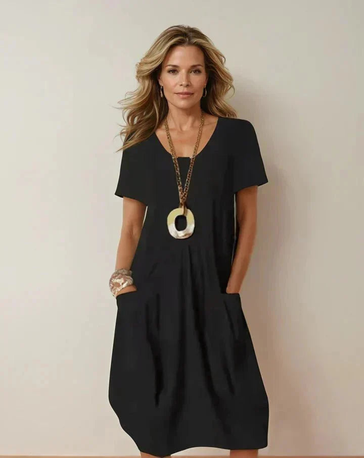XANDRA | ELEGANT FLOWY DRESS