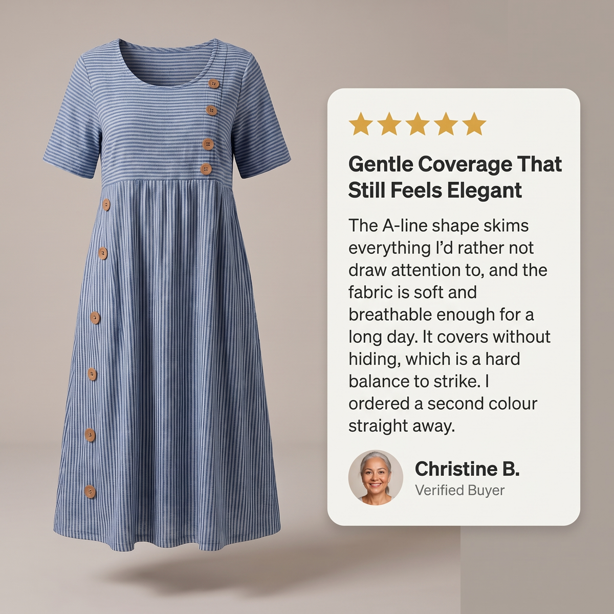 SERENITY MIDI DRESS